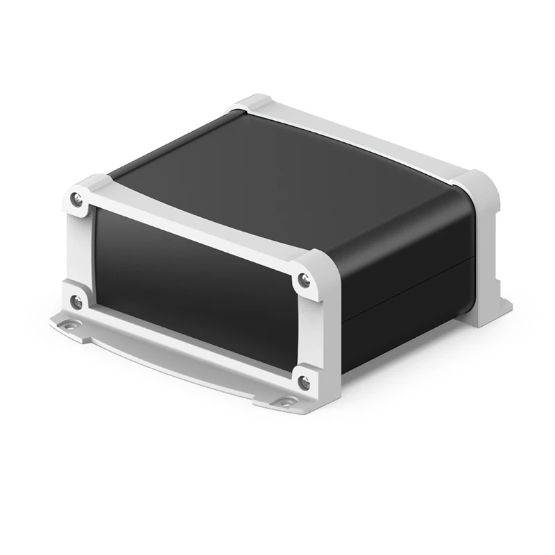 Carcasa de proyecto eléctrico de extrusión anodizada montada en la pared para instrumentos electrónicos Pcb caja de aluminio - imagen 3