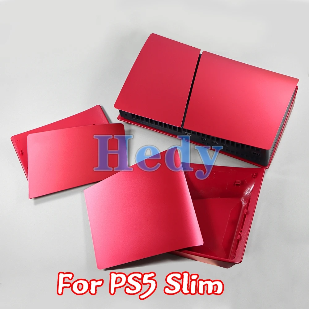 1 Juego para PlayStation 5 versión de unidad óptica delgada funda protectora dura para PS5 placa frontal delgada carcasa negra - imagen 3