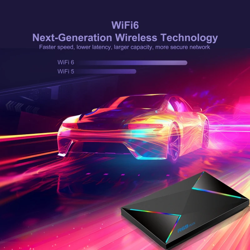 R69 Plus TV Box Ultra HD 4K 8K Allwinner H728 Octa Core 4GB 64GB Android 14 4G 5G 1000M LAN BT5.0 Control de voz decodificador iptv - imagen 3