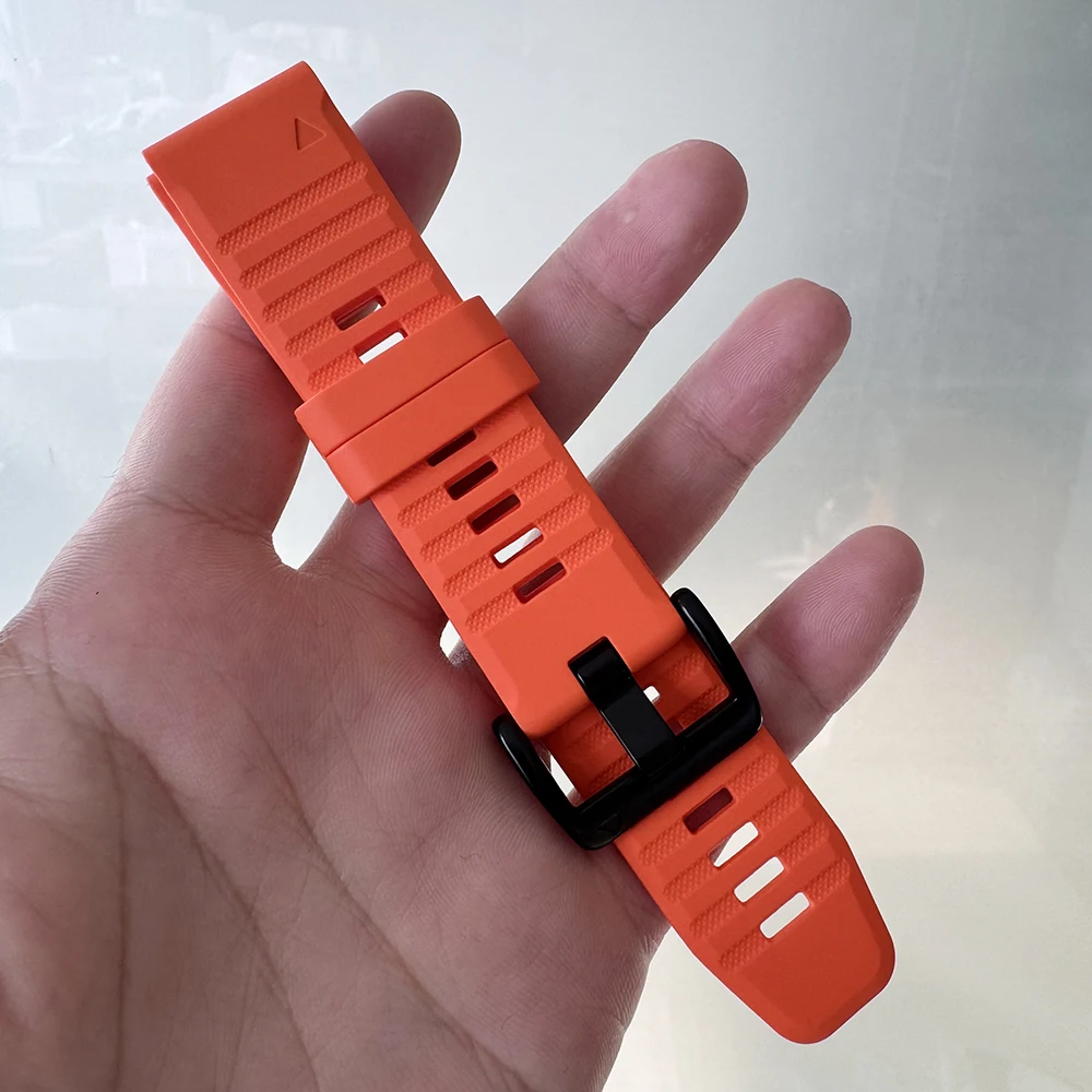Correa de silicona QuickFit de 22mm y 26mm para Garmin Fenix 8 7X 6X Pro, correa para Epix Pro Gen 2 47mm 51mm Forerunner 970 965, correas de reloj - imagen 4