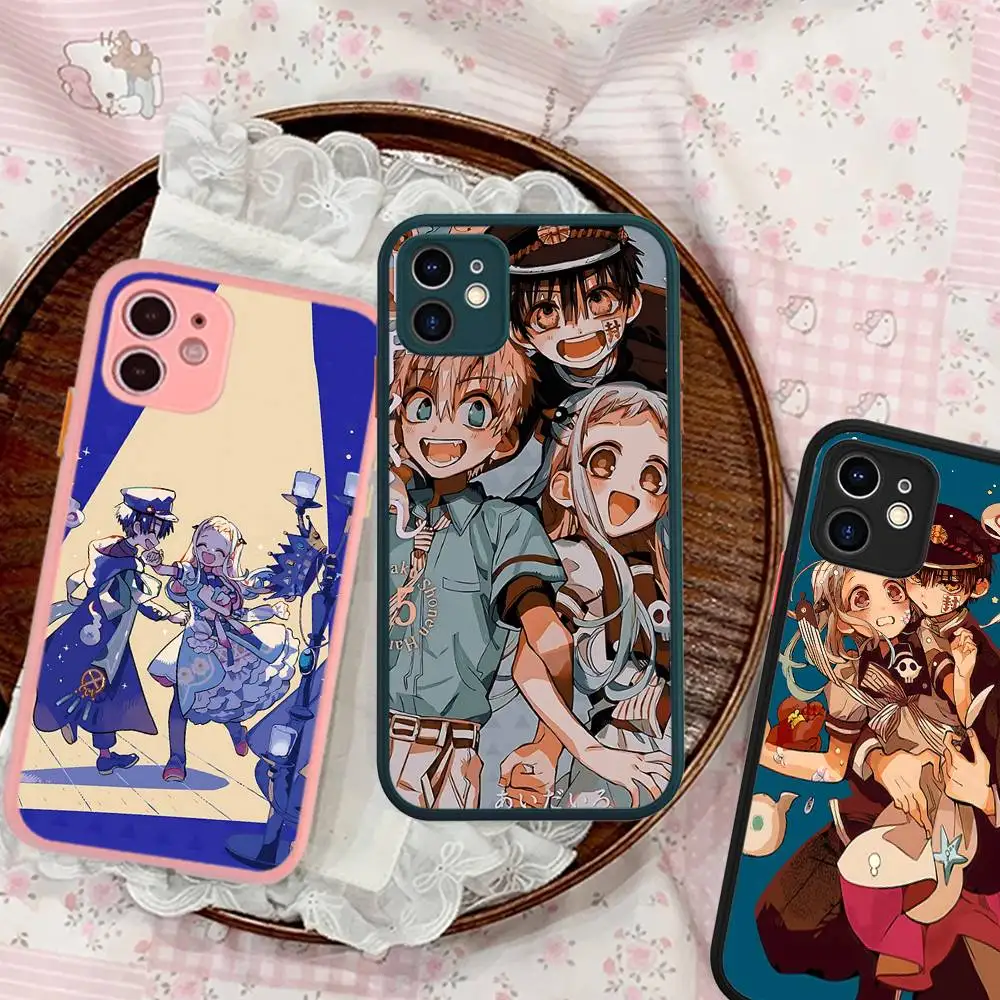 Funda de teléfono de Anime Hanako Kun con destino al baño para IPhone 17 16 15 14 11 12 13 Mini Pro XS Max Plus Funda Shell - imagen 3