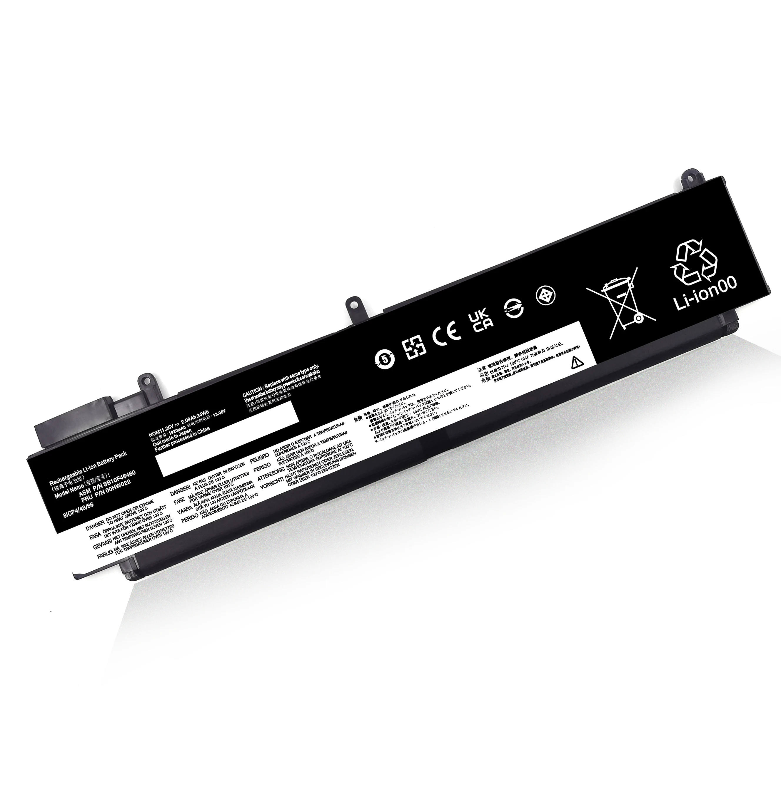 Batería de portátil para Lenovo ThinkPad, 00HW022, serie T460S, T470S, 00HW022, 00HW023, 00HW036, 00HW037