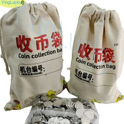 Bolsa resistente para tokens de juego arcade