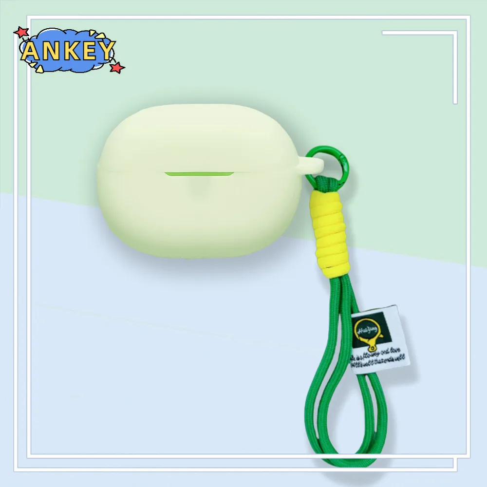 Funda para auriculares Huawei FreeBuds Pro 5, funda de silicona Premium a prueba de golpes, puerto de carga accesible con cordón de mosquetón - imagen 5