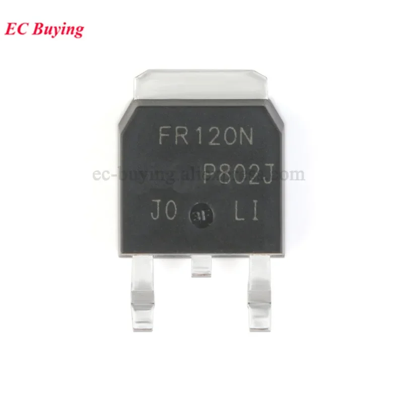 10 uds/1 unidad IRFR120NTRPBF IRFR024N FR024N IRFR120 FR120 TO-252 TO252-3 Canal N 100V/9.4A Chip MOSFET FET Transistor de efecto de campo - imagen 2