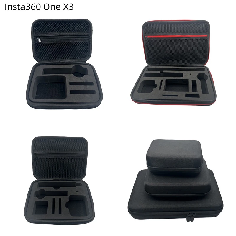 Estuche de almacenamiento, bolsa de transporte protectora impermeable para cámara panorámica Insta 360 X3/X4, bolso, caja de accesorios grande, mediano y pequeño - imagen 5