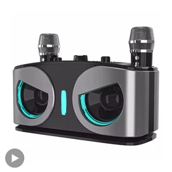 Altavoz Bluetooth Portátil Karaoke con Micrófono y Subwoofer Potente