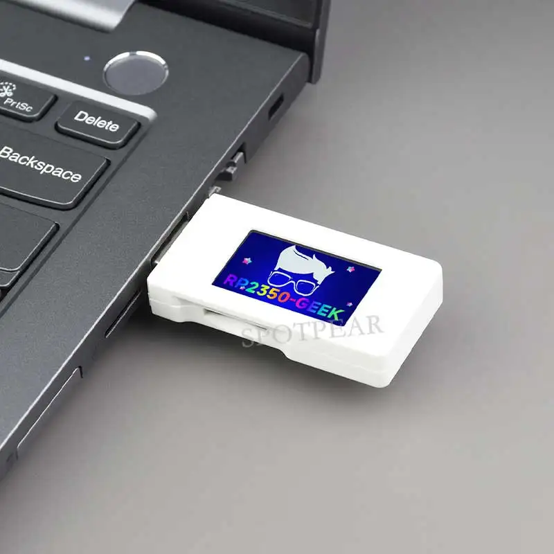 Raspberry Pi Pico 2 RP2350 GEEK RP2350A chip 1,14 pulgadas LCD 240x135 resolución 65K color SWD/UART/I2C para OpenOCD/CMSIS-DAP - imagen 5