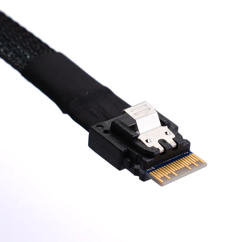 Disco Duro SAS SFF8654 4i a SFF8639 Nvme, interfaz U2, Cable de alta velocidad, ordenador, DELGADO, nuevo - imagen 4