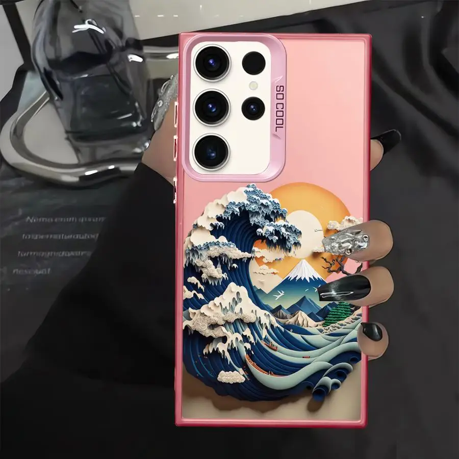 Funda trasera para teléfono Samsung Galaxy S25 Note 20 Ultra S22 S20 Plus S21 S23 S23 S24 FE suspensión de cielo de verano - imagen 4