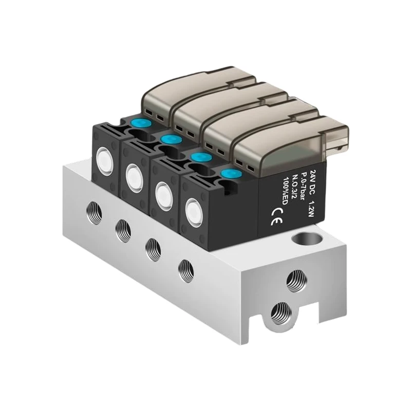 Válvula de control normalmente abierta de 2 posiciones y 3 vías, válvula solenoide miniatura de alta frecuencia, válvula de vacío de 10mm y 30Hz - imagen 5