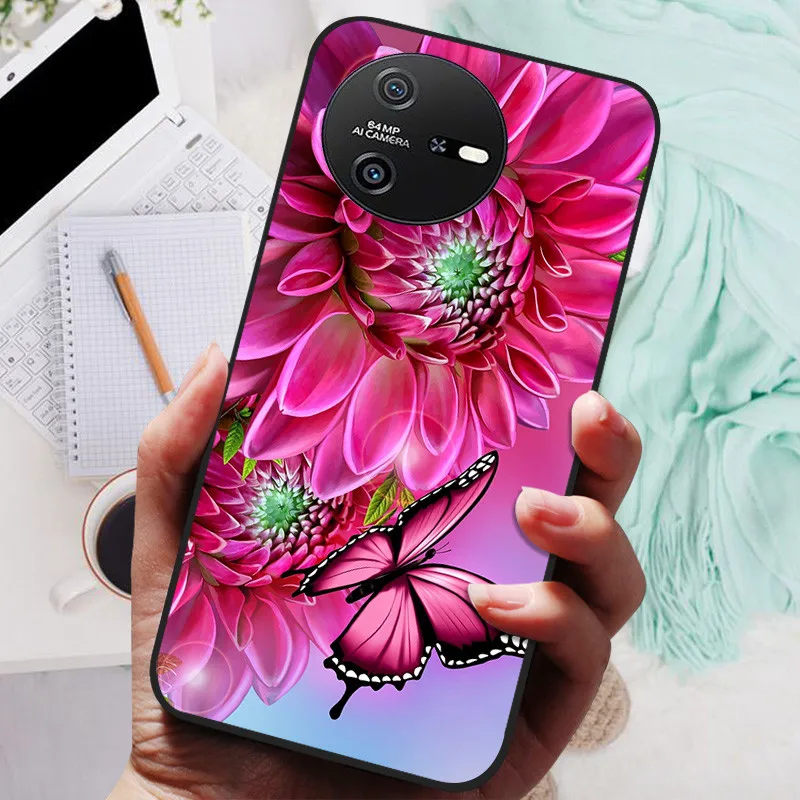 Funda de silicona suave para Oscal Tiger 12, Carcasa protectora para teléfono, color negro, León, Lobo - imagen 3