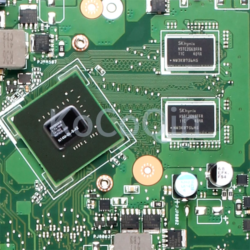 REV 2,1-placa base para portátil ASUS X550CL, I3-3217U RAM, 4G, N14M-GL-S-A2, 1G - imagen 5