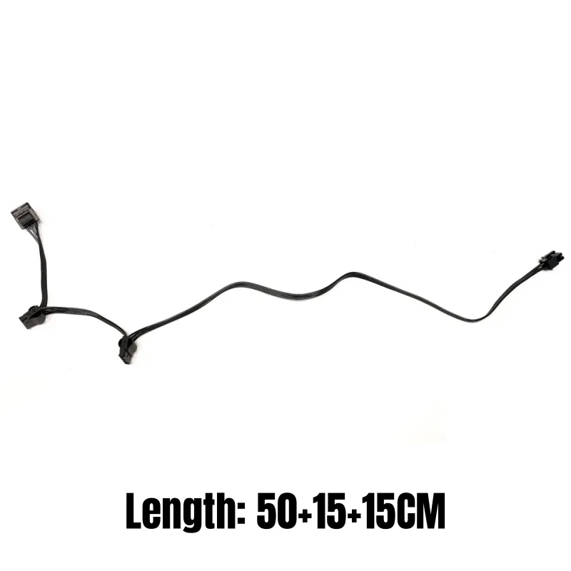 Cable de alimentación Modular periférico Molex IDE de 6 pines a 3x, 4 pines, para fuente de alimentación Seasonic PRIME Platinum 1600W 1300W 1200W 1000W 850W - imagen 5