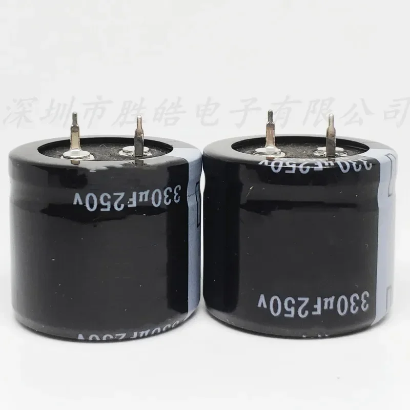 (2 uds/10 uds) 250v330uf volumen: 25x30mm 250V330uF condensadores electrolíticos de alta calidad - imagen 2