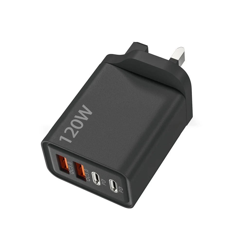 A UK Plug Black