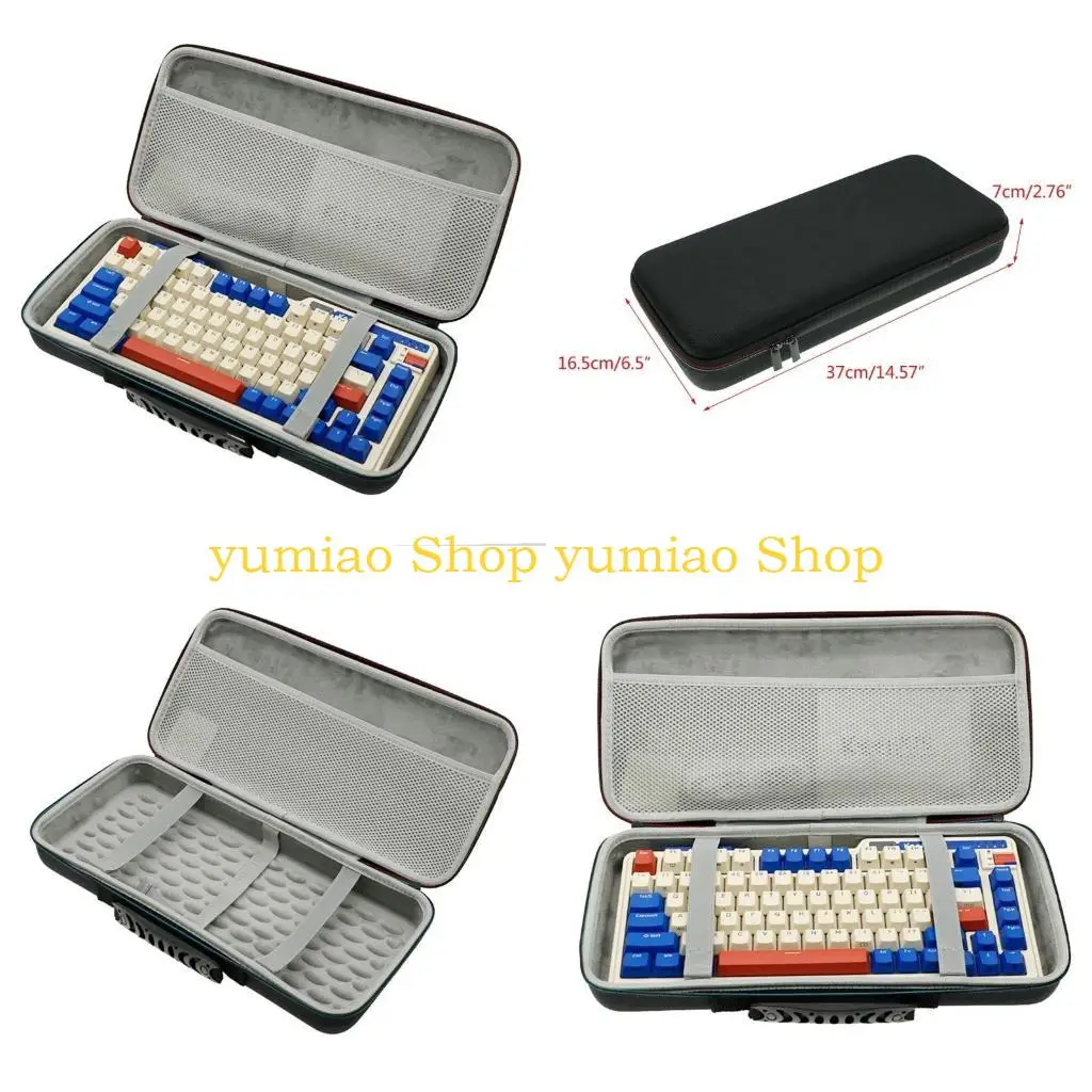 587B Caso almacenamiento duro para Kzzi K75 RGB 75%Partner viaje teclado Soporte estable