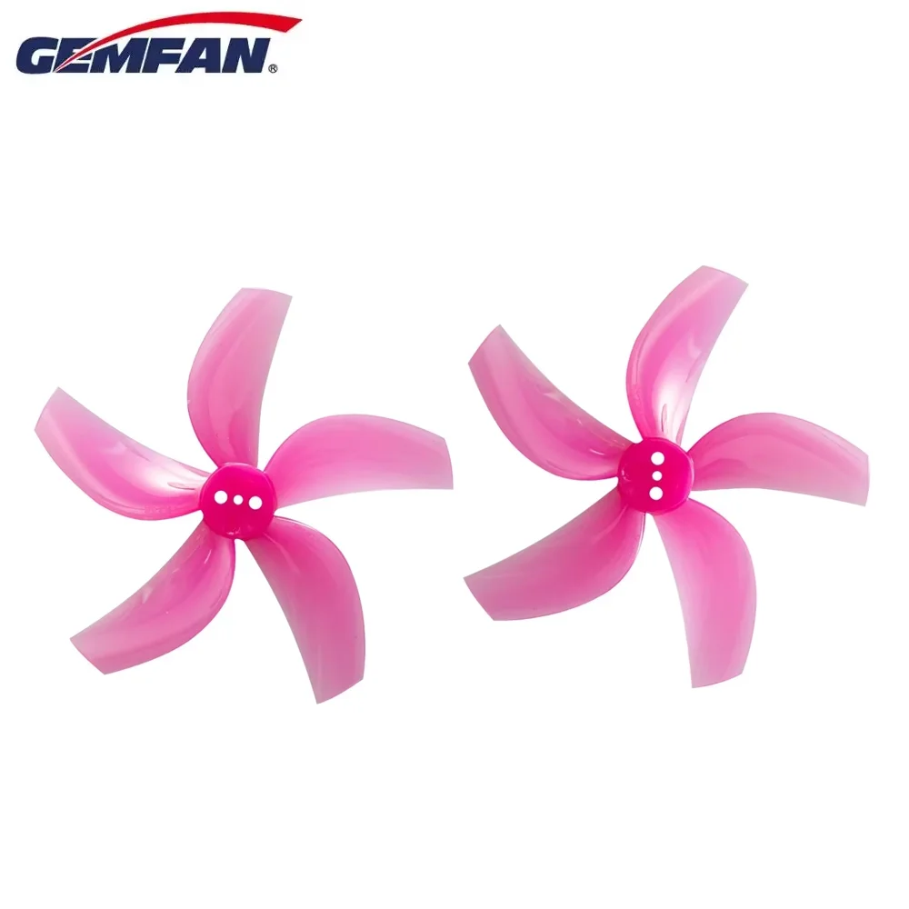 4 pares/8 Uds Gemfan D63 63mm 2,5 pulgadas hélice de 5 aspas para RC FPV Racing Freestyle Hurricane Cinewhoop Drones con conductos - imagen 5