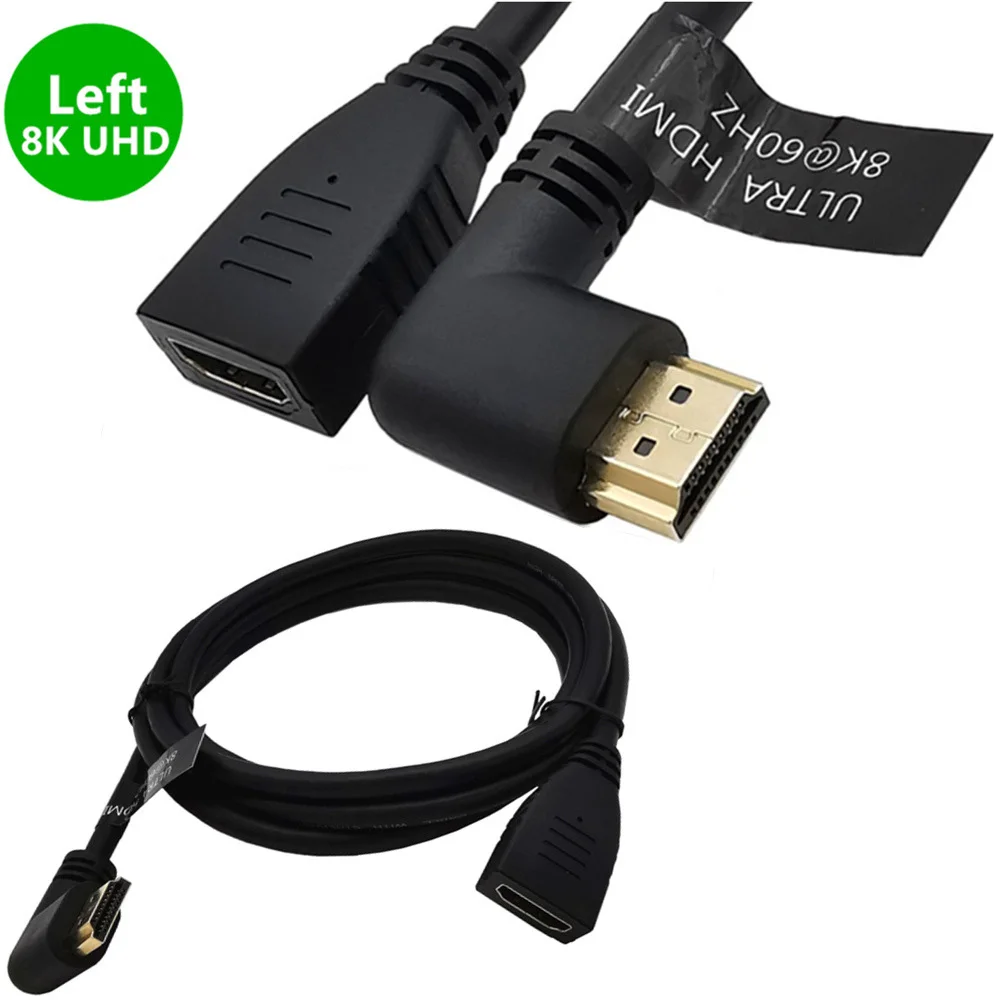 Cable de extensión compatible con HDMI 8K, cable extensor HDMI de alta velocidad 8K60 4K120 144Hz cable conector adaptador macho a hembra - imagen 5