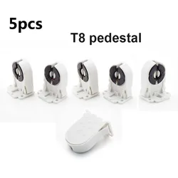Portalámparas T8 G13 de plástico para tubo LED