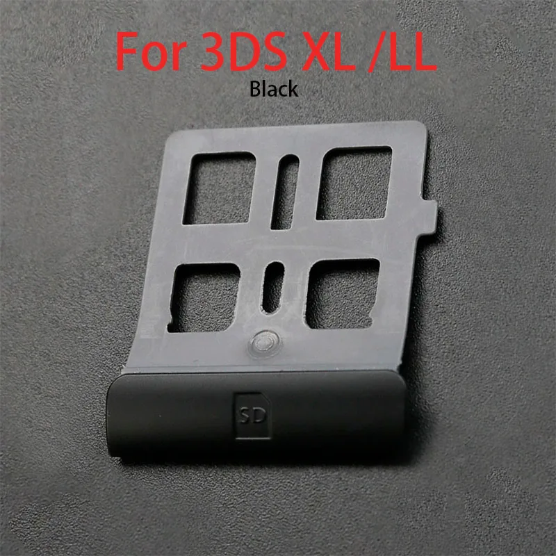 Marco de soporte de cubierta de ranura para tarjeta de juego SD Original, piezas de reparación de consola 3DS LL 3DS XL, blanco, negro, plateado, rojo limitado, 1 ud. - imagen 3