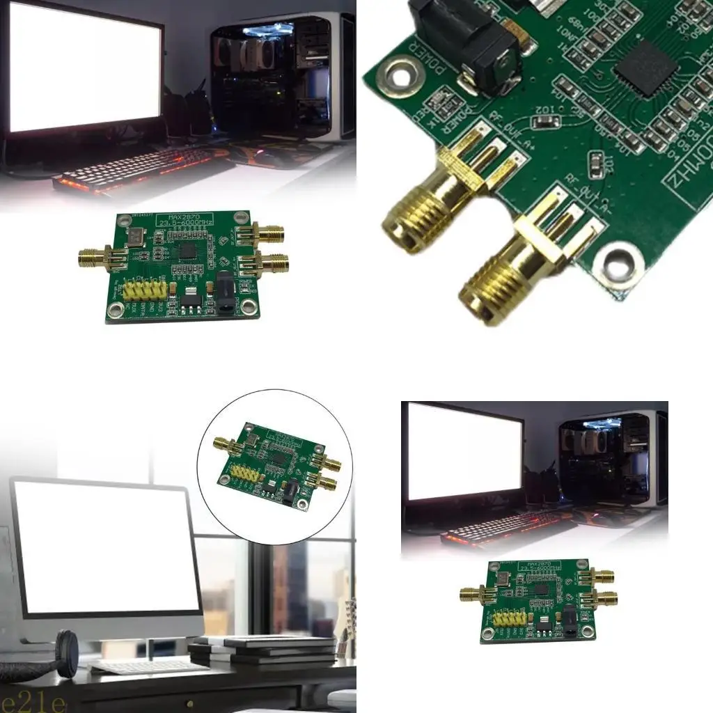 E21E MAX2870 23.5-6000MHz Módulo fuente señal Generador señal frecuencia para sistema comunicación