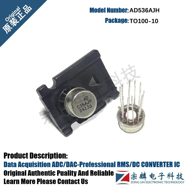 1-5 unids/lote Original auténtico AD536AJH TO100-10 AD536AJHZ AD536 convertidor Digital a analógico - imagen 2