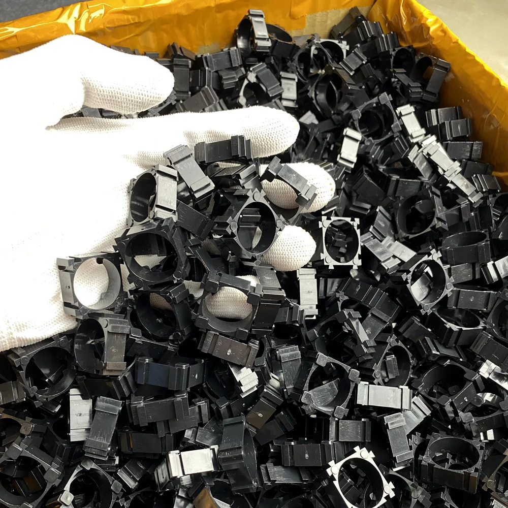 Caja de almacenamiento de batería, antivibración soporte cilíndrico de Seguridad, de plástico, 200/500/1200 piezas, 18650 - imagen 2