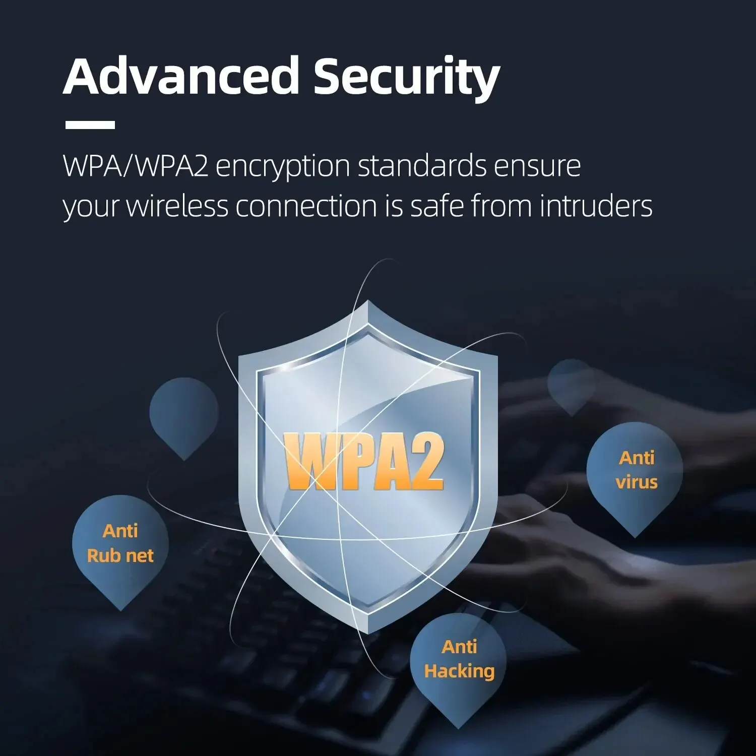 Adaptador inalámbrico USB WiFi N-150M, amplificador de red de 2,4 Ghz, USB 2,0, tarjeta receptora Wlan para PC/ordenador portátil para Win7/8/10/11, SIN controlador - imagen 5