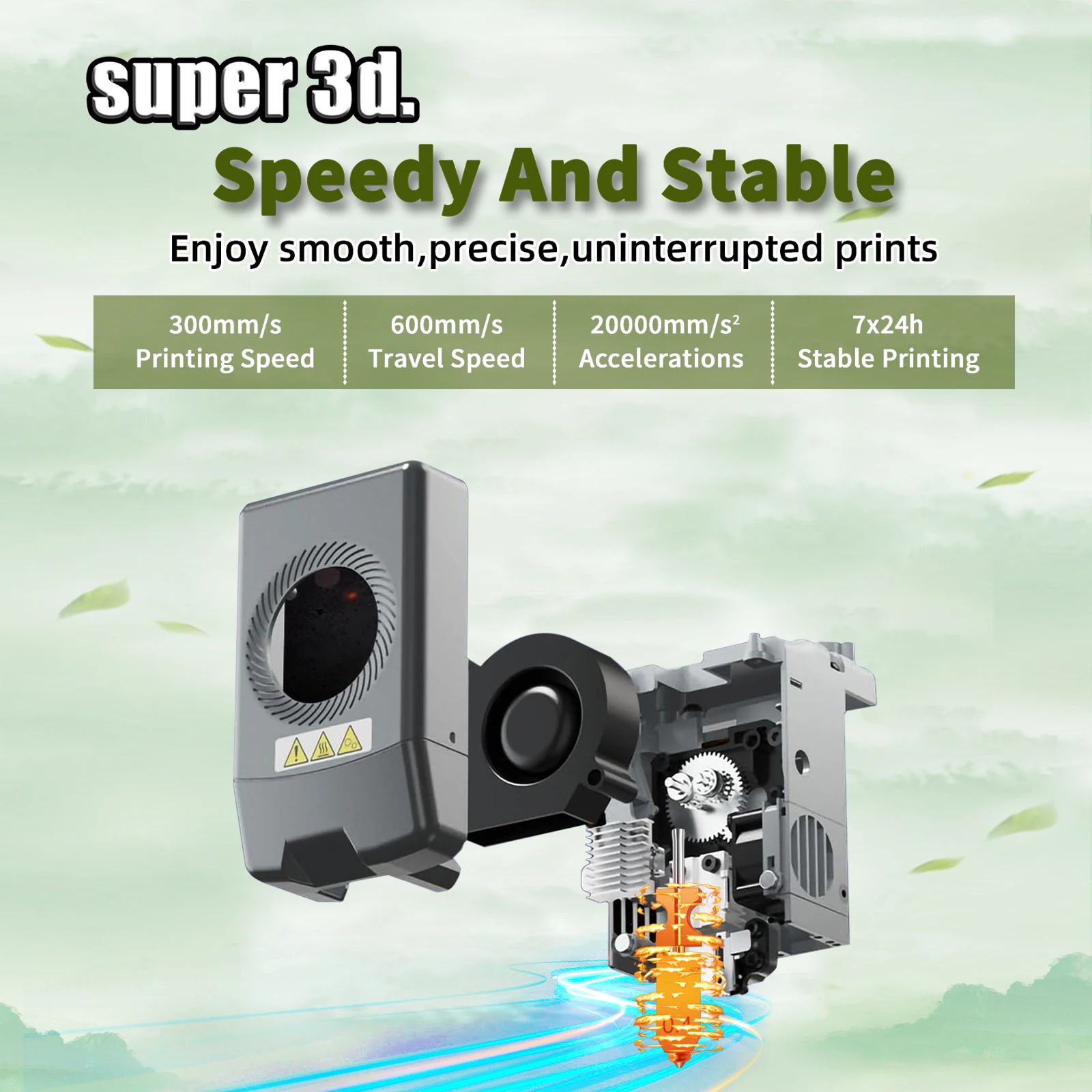 Nuevo para FlashForge Ad5x boquilla endurecida 0,4 0,6mm publicidad Ad5x extrusora Flashforge Ad5x Hotend piezas de accesorios de impresora 3d - imagen 4