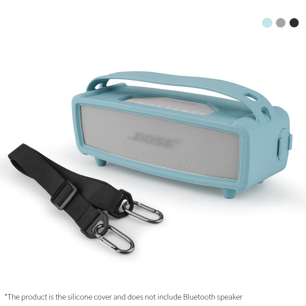 Funda de altavoz para Bose SoundLink Mini 1/2 Gen, funda de silicona protectora, funda de altavoz portátil MINI II, funda de transporte para exteriores