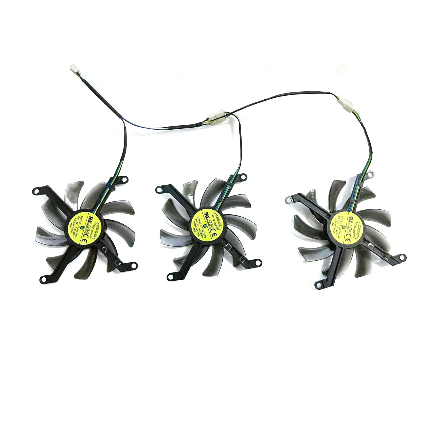 Kankeirr para PNY Manli GeForce GTX 1080 Ti 11GB XLR8 Gaming OC tarjeta gráfica T129215SU 4PIN DC 12V 0.5A GPU ventilador de repuesto - imagen 2