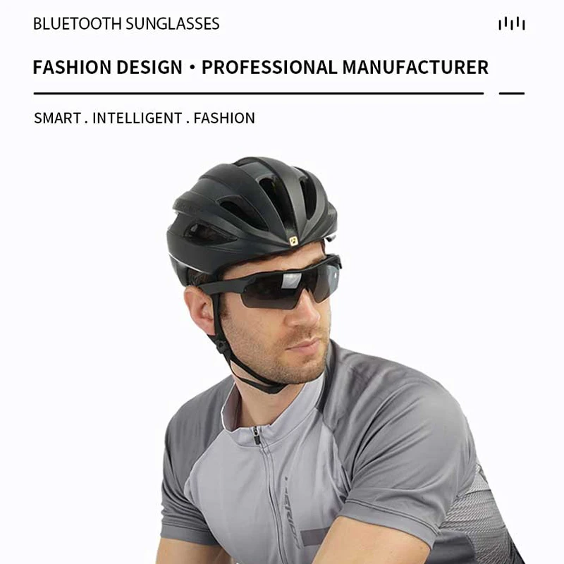 Gafas de sol polarizadas antideslizantes, auriculares inteligentes con Audio, Bluetooth, auriculares para deportes al aire libre, llamadas, música, UV400 - imagen 2