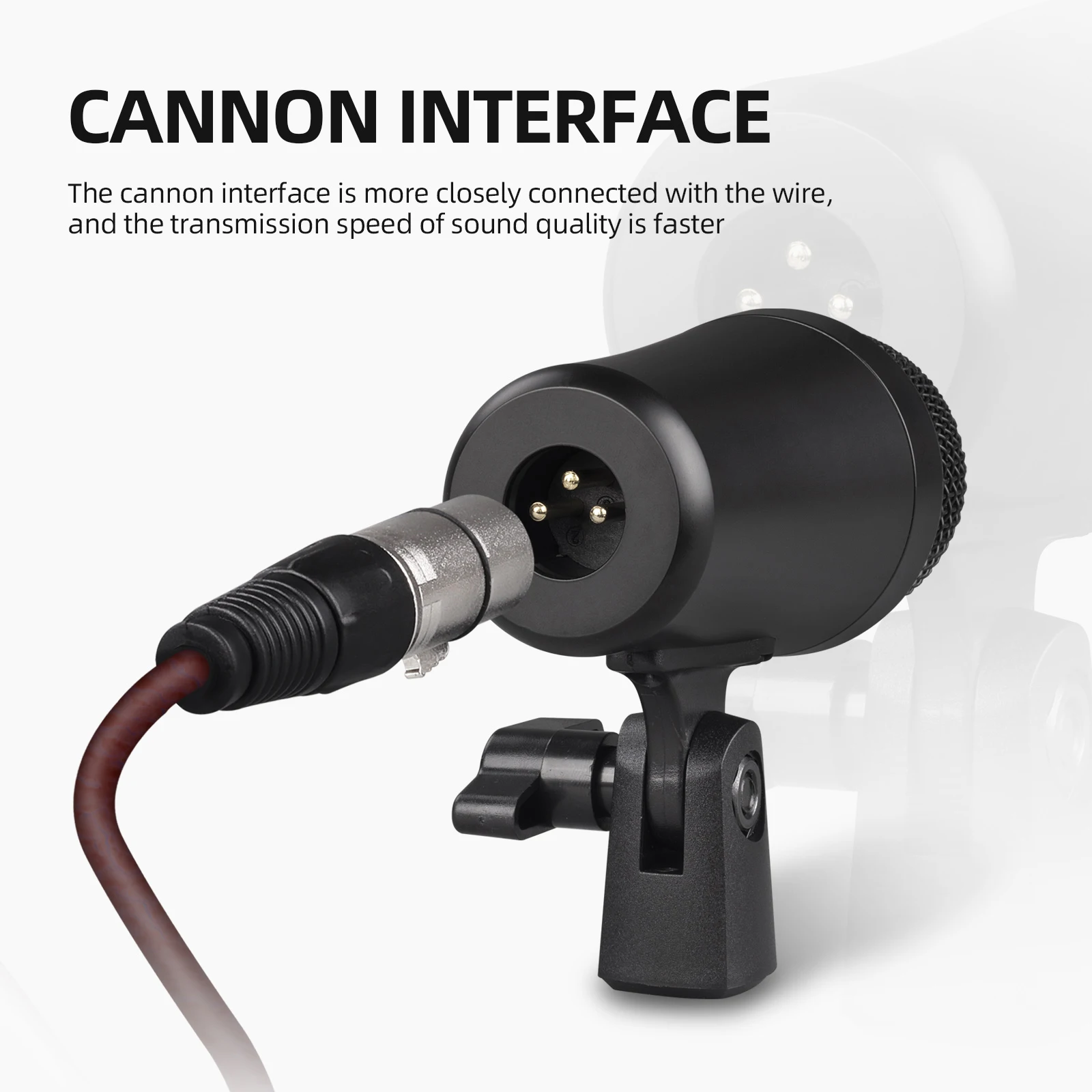 Debra DK7 Juego de micrófonos de batería con cable - Micrófonos dinámicos de 7 piezas para bajo, ruleta, tomas y platillos - Estudio/rendimiento en vivo - imagen 5