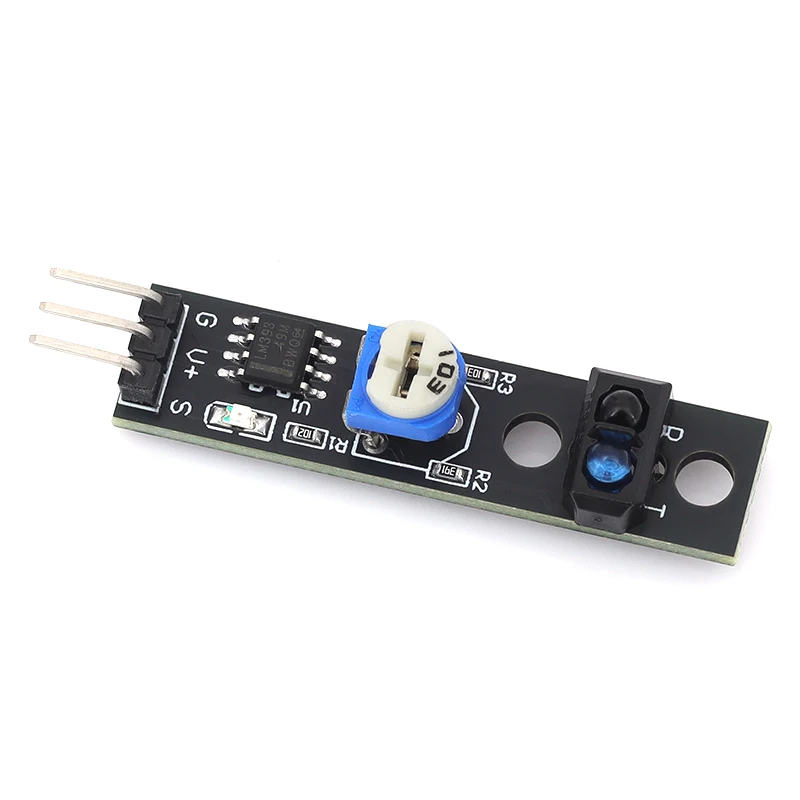 1/5/10 Uds TCRT5000 Módulo de seguimiento de 3 pines IR línea infrarroja Sensor seguidor de pista de reflexión TCRT5000 evitación de obstáculos para Arduino - imagen 2