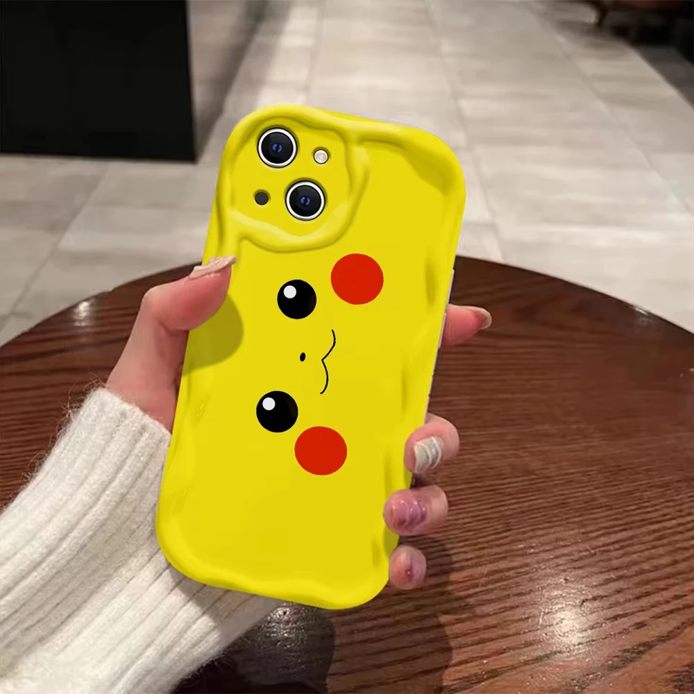 Encantadora funda de Anime 3D Wave para Pokemons Psyduck, Xiaomi Redmi 13C, 12, 12C, 10, 9C, A2, A3, K50, K40, Note 13, 12, 11, 10 Pro Plus, 4G, 5G - imagen 3