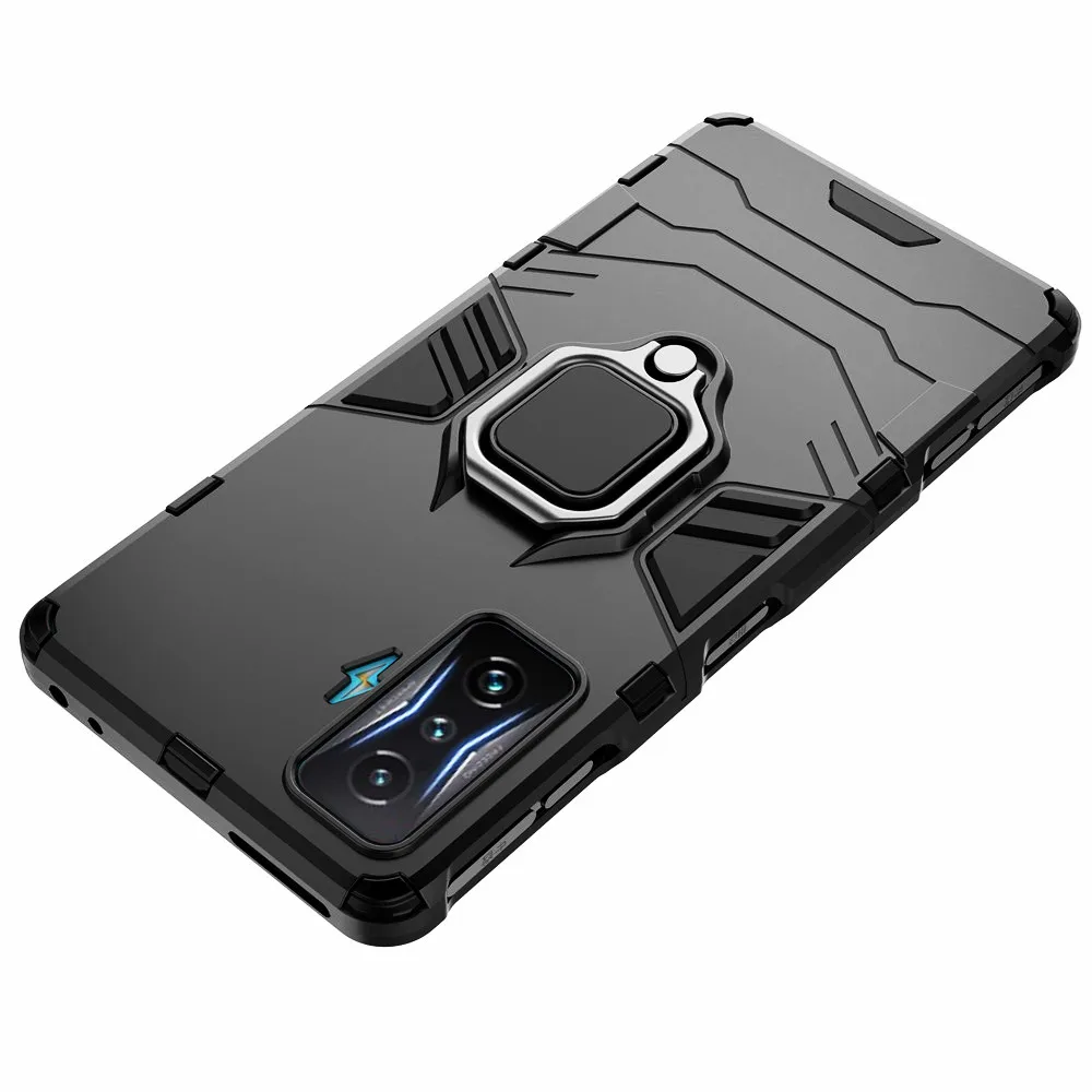 Funda con soporte de anillo para teléfono móvil Xiaomi, carcasa 4 en 1 versión Global para Poco Poko Pocco Little F4 GT F 4 GT 4GT F4 GT 5G