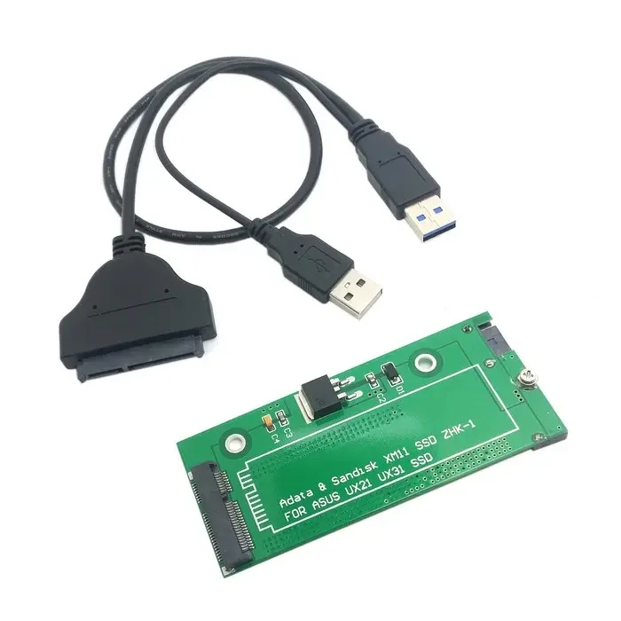 Tarjeta adaptadora SATA USB3.0 USB 3,0 conector adaptador de Cable Sata para ASUS EP121 UX21 UX31 SANDISK ADATA XM11 SSD 2,5 "3,5" - imagen 2
