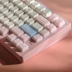 Conjunto de teclas PBT/ABS 129 - Melocotón blanco, perfil Cherry