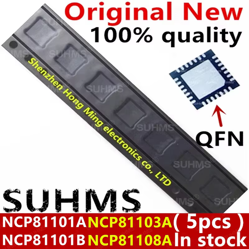(5 piezas) 100% nuevo NCP81101A NCP81101B NCP81103A NCP81108A NCP81101AMNTXG NCP81101BMNTXG NCP81103AMNTXG NCP81108AMNTXG QFN