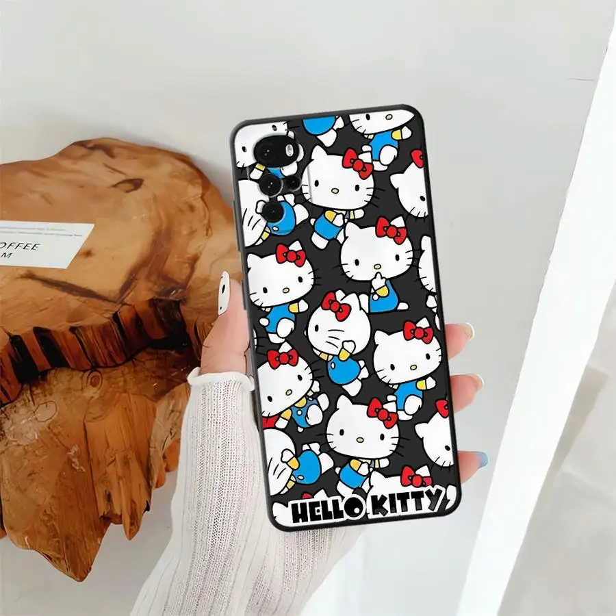 Funda para Motorola Mot G50 G22 Edge40 Edge 20 Pro 30 Lite G53 G30 G60 G60s G32 G71 G52 G51 G73 funda negra suave para teléfono G31 Sanrio - imagen 5