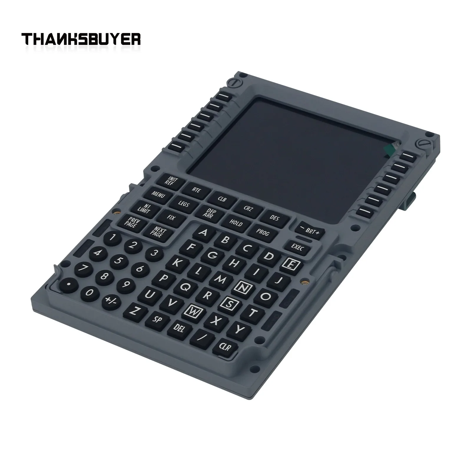 WINGFLEX para Boeing B737 Unidad de visualización de Control CDU Panel de simulación de vuelo Control de ruta para P3D Zibo X-Plane 11/12 - imagen 3