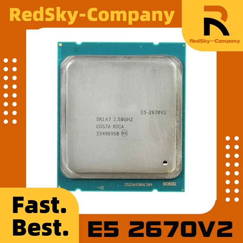 E5 2670V2 2670 V2 2,5 GHz procesador de CPU de 10 núcleos LGA 2011