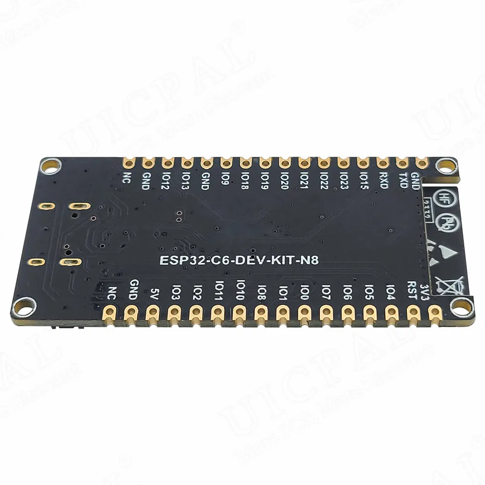 Placa de desarrollo ESP32 C6, módulo BT Wifi, RISC-V MCU, 8MB de Flash ESP32-C6-WROOM-1-N8 WiFi6 BT5.0, 32 pines, CH343 CH334 tipo C - imagen 5