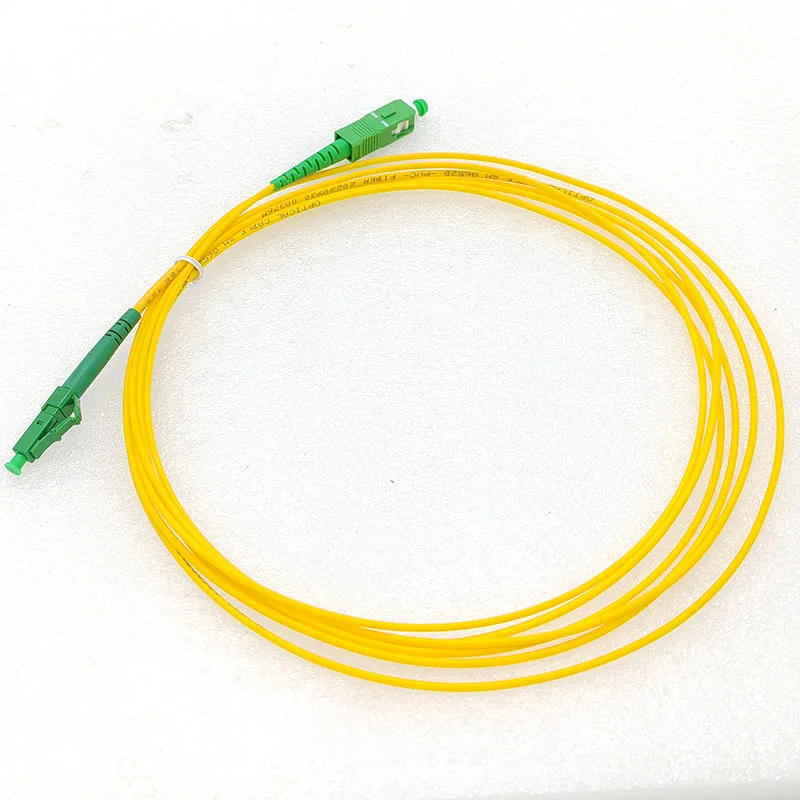 10 Uds SC APC LC APC Cable de conexión óptico puente 2,0mm Cable de fibra monomodo 3m PVC SM 1310/1550nm FTTH venta al por mayor de fábrica - imagen 2