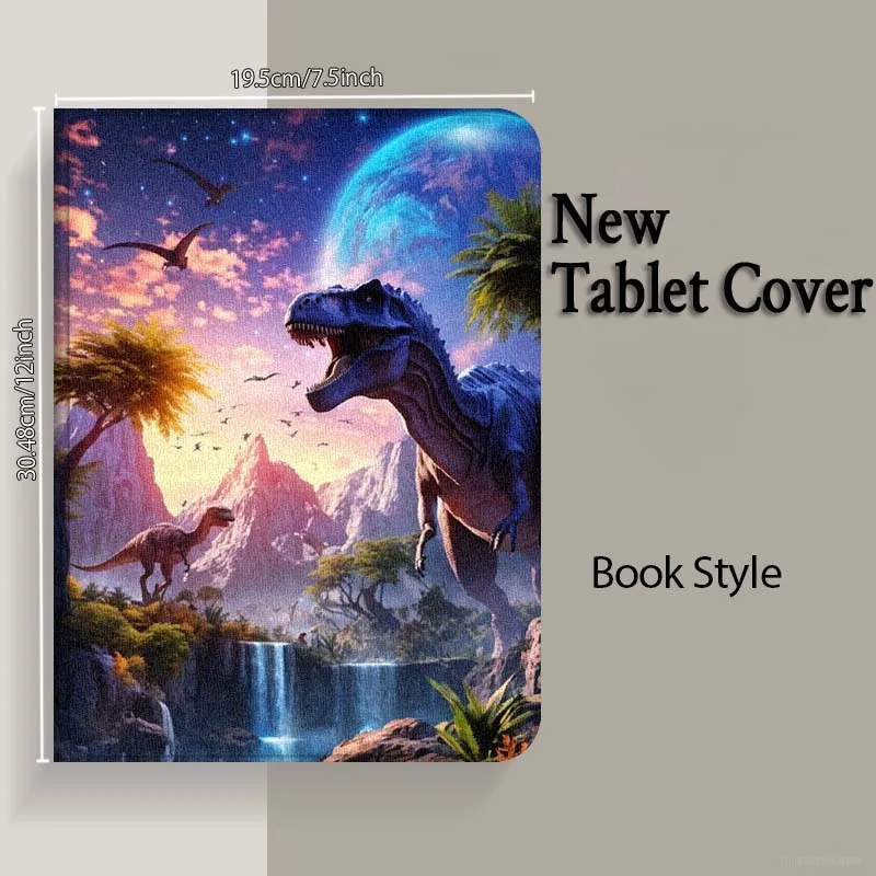 Patrón de dinosaurio caliente para Xiaomi Redmi Pad 2 4 5 6 6S 7 7S SE Pro Ultra Max 14 11 8,7 11,2 12,5 pulgadas funda para tableta - imagen 5