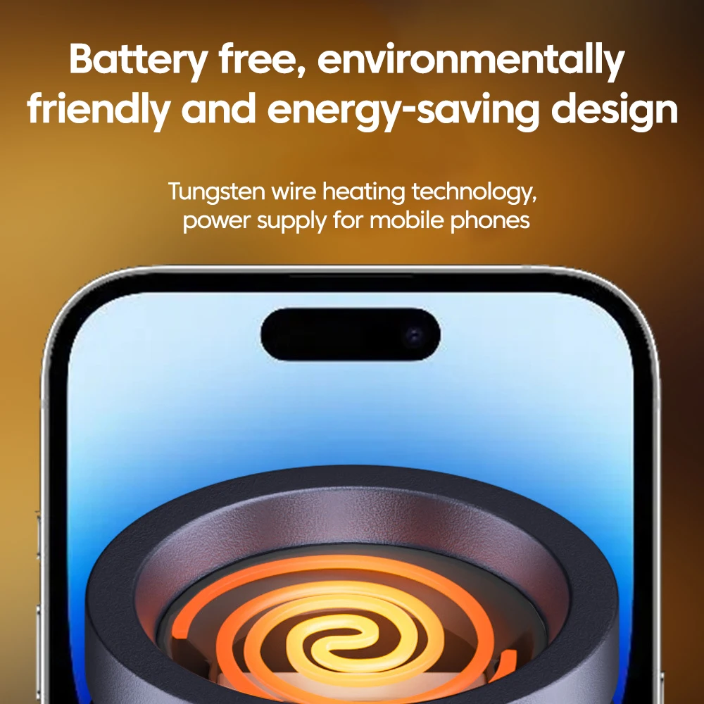 Mini encendedor de cigarrillos tipo C para teléfono móvil, encendedor de cigarrillos con soplado de aire, encendedor de seguridad portátil a prueba de viento para exteriores, USB C - imagen 3