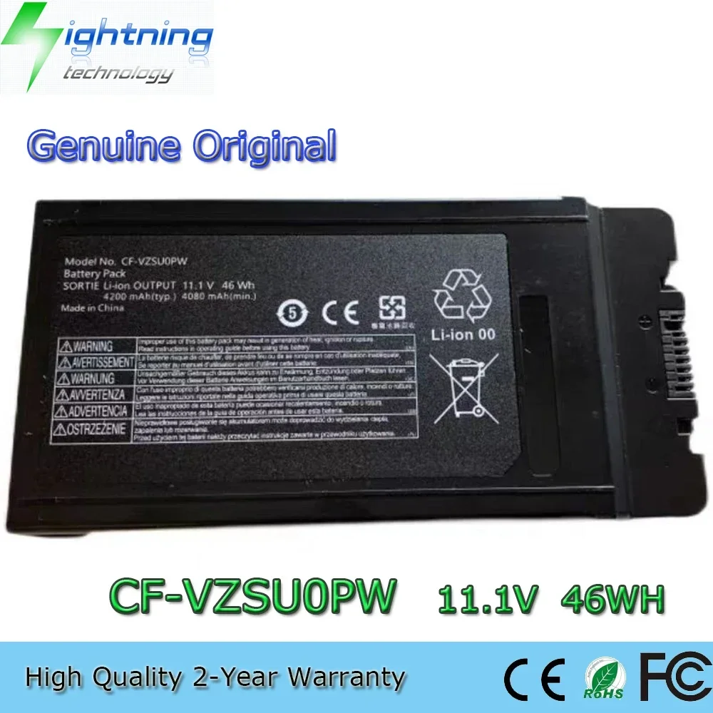 Nuevo Original y genuino CF-VZSU0PW 11,1 V 46Wh batería de ordenador portátil para Panasonic Toughbook CF-54 serie CF-VZSU0PR, etc.