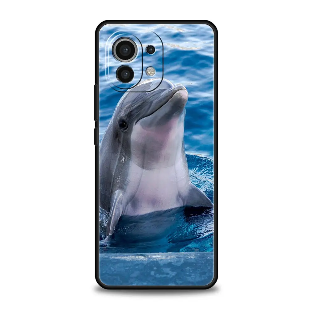 Funda de teléfono Ocean Animal Dolphin para Xiaomi 12T, 12, 13 Pro, Poco X3, NFC, M3, F3, F4, M4, X4, Mi Note 10, 11 Lite, 10T, 5G, 11T, 9T, cubierta suave - imagen 4