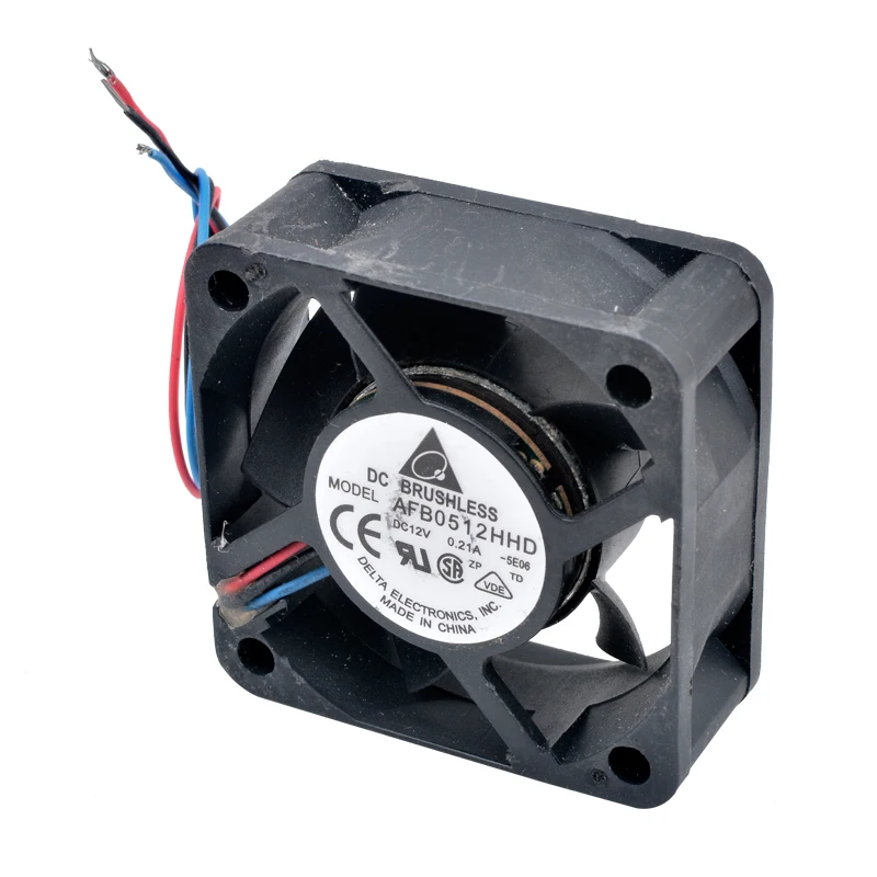 AFB0512HHD-ventilador de 5cm, 50mm, 50x50x20mm, DC12V, 0.21A, 3 líneas, doble rodamiento de bolas, ventilador de refrigeración de alto volumen de aire para potencia - imagen 2